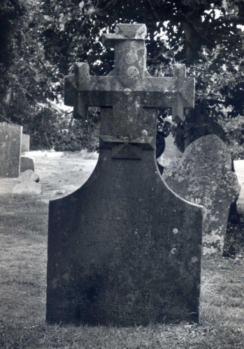 William and Sarah LAINCHBURYs grave marker